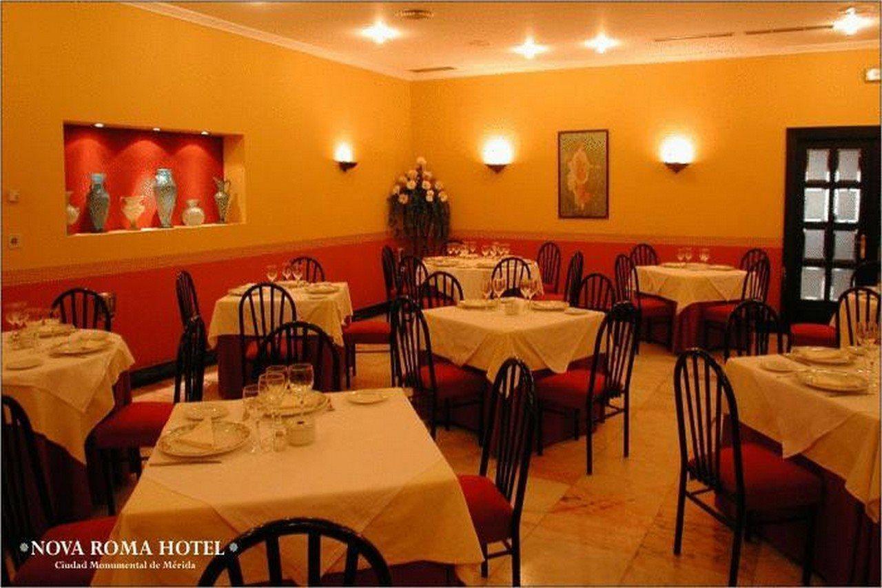 Nova Roma Hotel เมรีดา ร้านอาหาร รูปภาพ